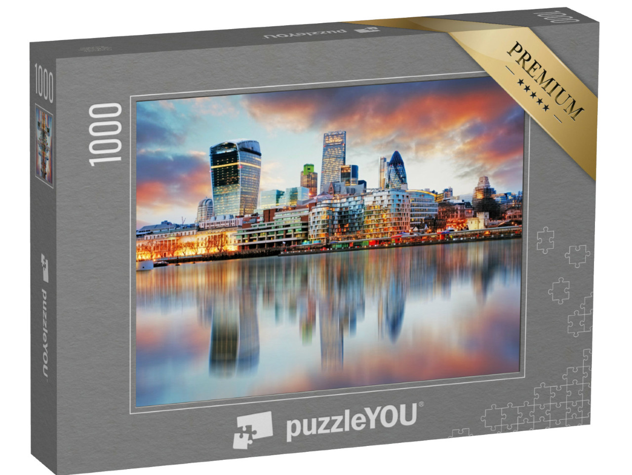 puzzle 1000 dílků „Panorama Londýna, Anglie“