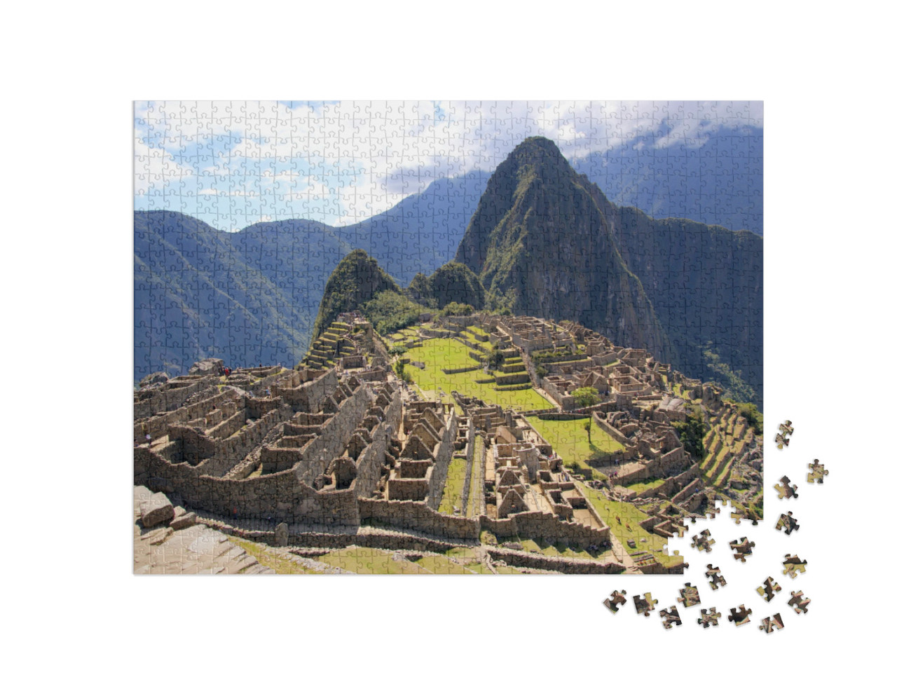 puzzle 1000 dílků „Tajemné Machu Picchu, Peru“