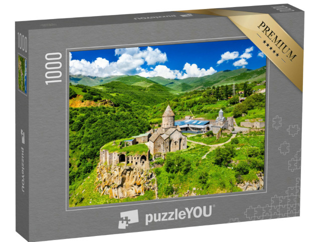 puzzle 1000 dílků „Letecký pohled na klášter Tatev, památka UNESCO, Arménie“