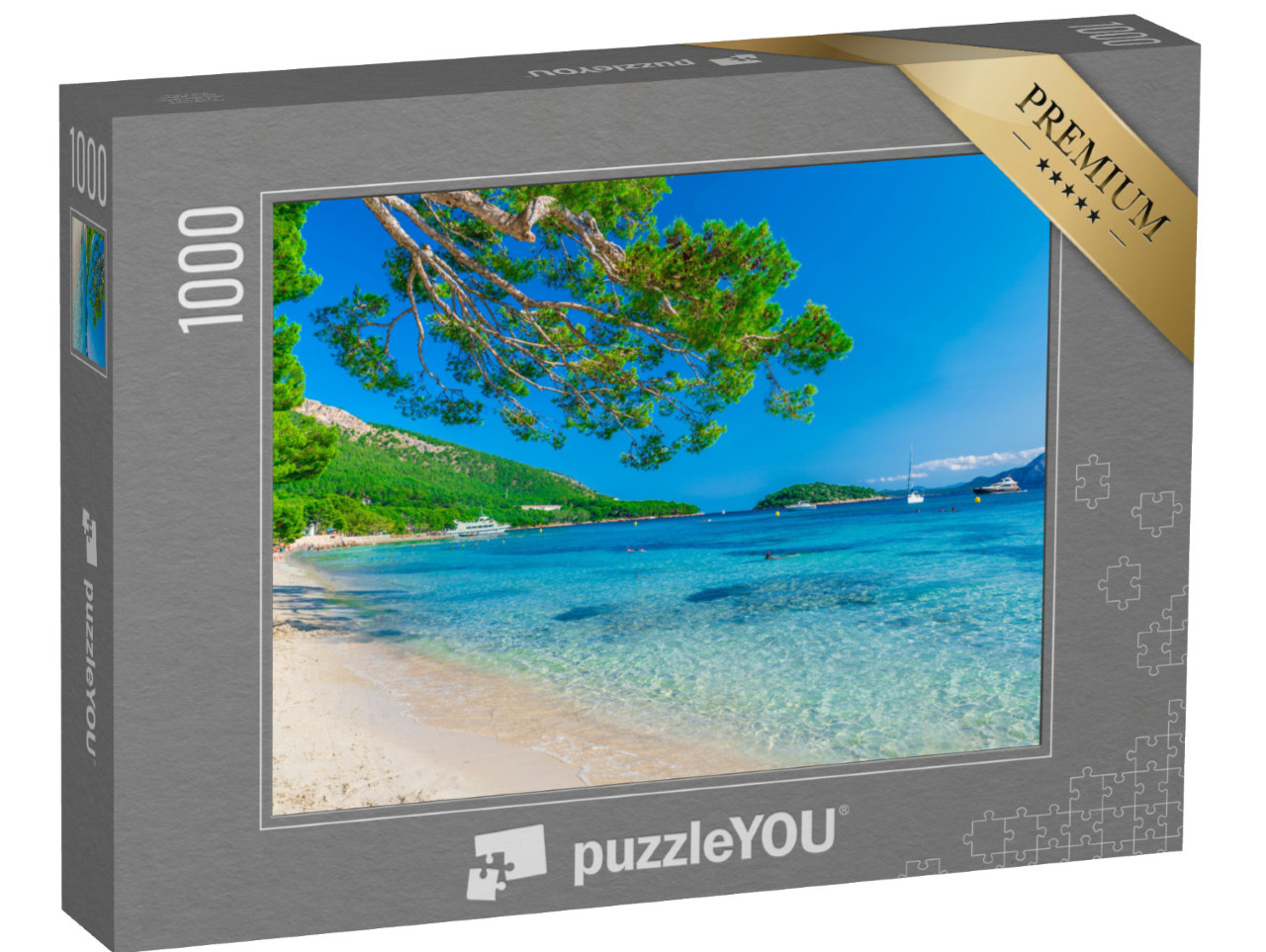 puzzle 1000 dílků „Playa de Formentor, Palma de Mallorca, Španělsko“