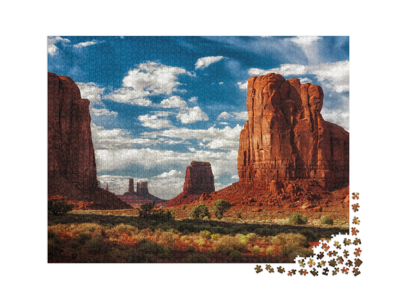 puzzle 2000 dílků „Monument Valley, Utah a Arizona, USA“