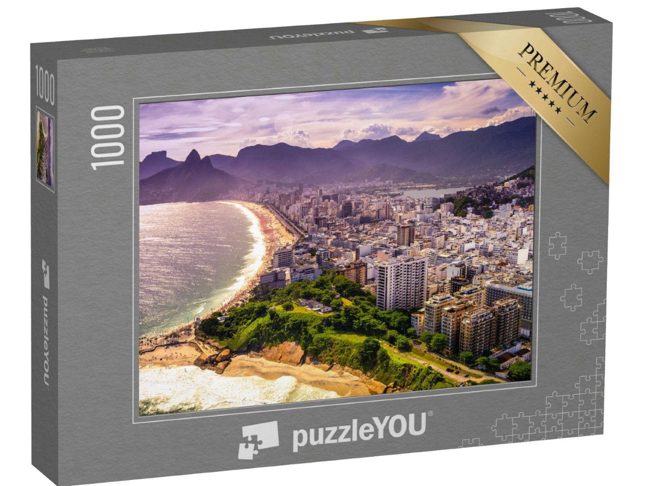 puzzle 1000 dílků „Pláž Ipanema, Rio De Janeiro, Brazílie“