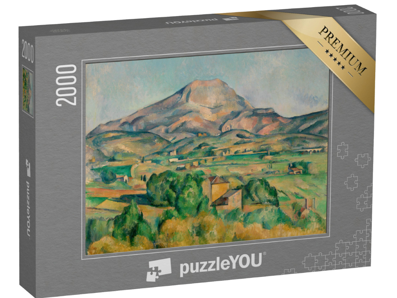 puzzle 2000 dílků „Paul Cézanne - Hora Sainte-Victoire“