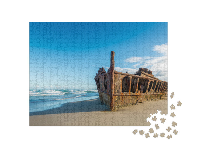 puzzle 1000 dílků „Historický vrak lodi SS Maheno, Fraser Island, Austrálie“