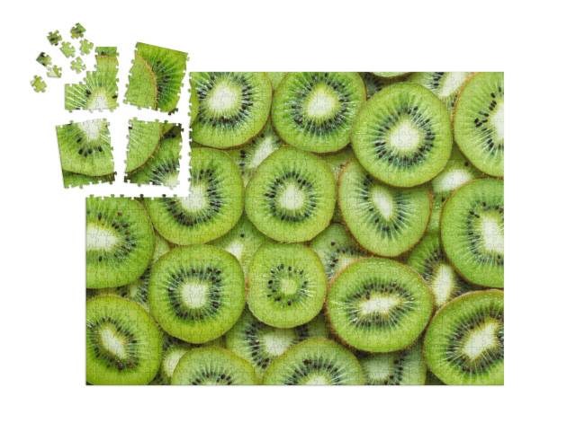 SMART SORTED® | Puzzle 1000 dílků „Čerstvě nakrájené kiwi“