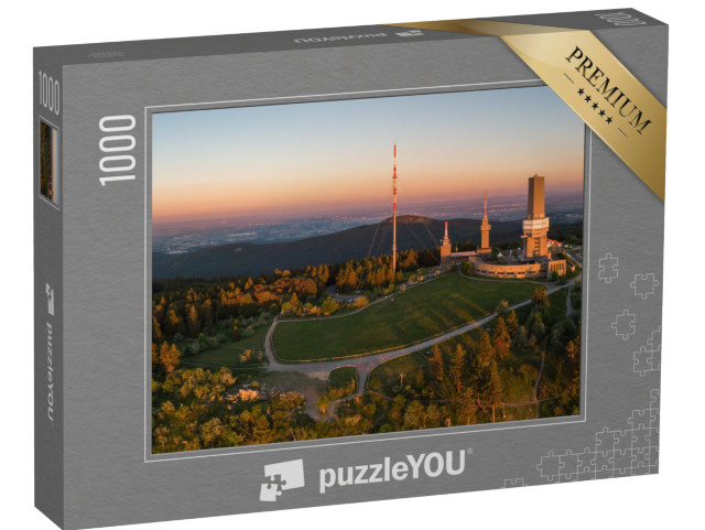 puzzle 1000 dílků „Großer Feldberg, nejvyšší bod pohoří Taunus v Německu“