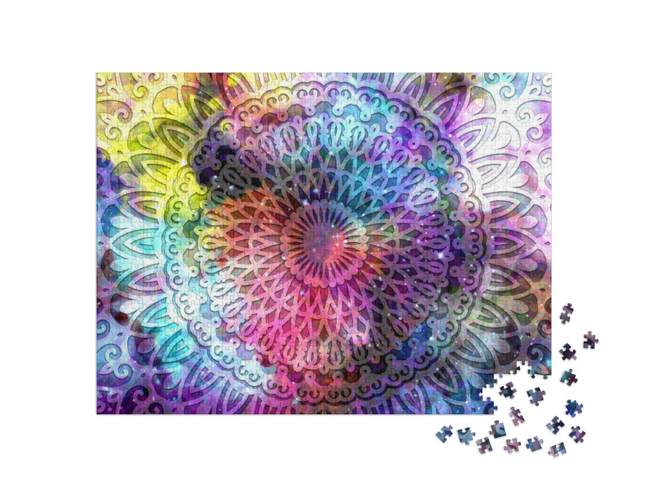 puzzle 1000 dílků „Pohádková mandala“
