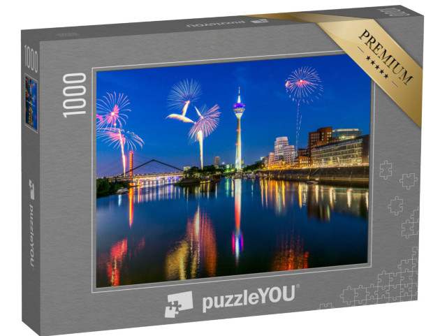 puzzle 1000 dílků „Ohňostroj na Den Japonska, Düsseldorf“