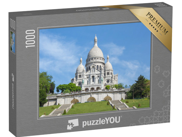 puzzle 1000 dílků „Bazilika Sacre Coeur na kopci Montmartre, Paříž, Francie“