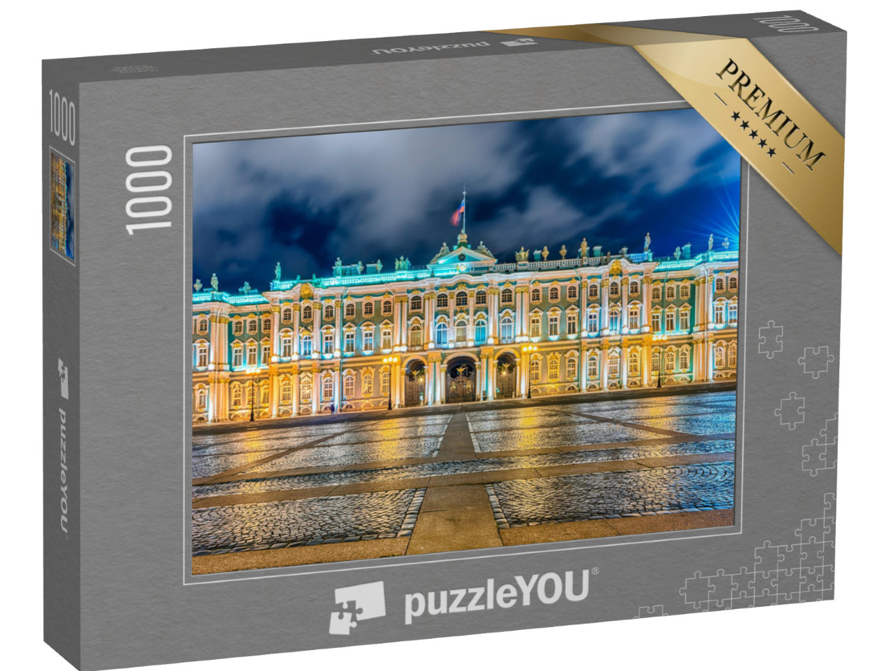 puzzle 1000 dílků „Dům Ermitáže, Petrohrad, Rusko“