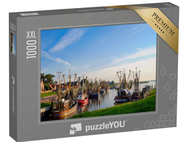 puzzle 1000 dílků XXL „Přístav Greetsiel, Německo“