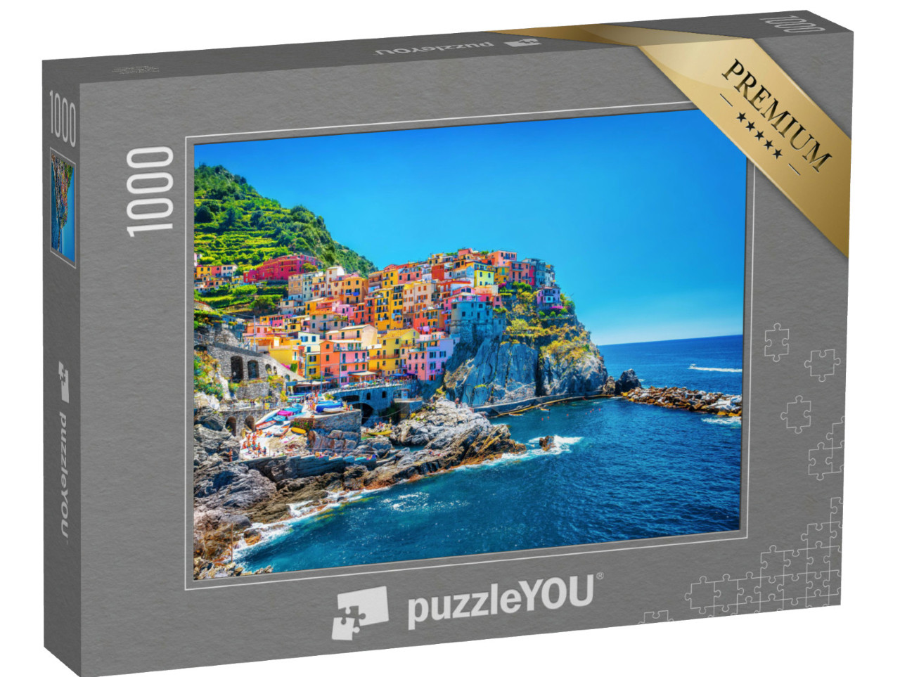puzzle 1000 dílků „Cinque Terre, tradiční italská architektura“
