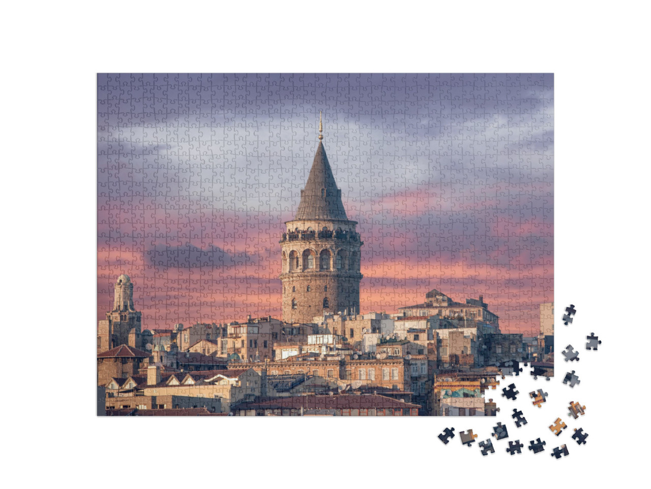 puzzle 1000 dílků „Věž Galata, Istanbul“