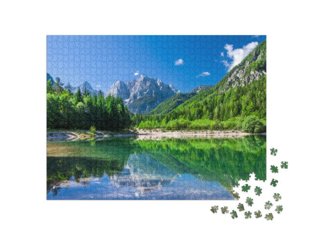 puzzle 1000 dílků „Národní park Triglav v Julských Alpách, Slovinsko“