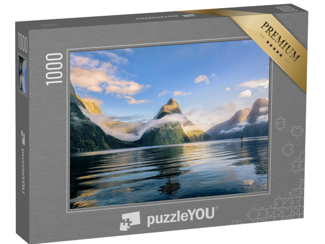 puzzle 1000 dílků „Vrchol Mitre Peak v Milford Sound“