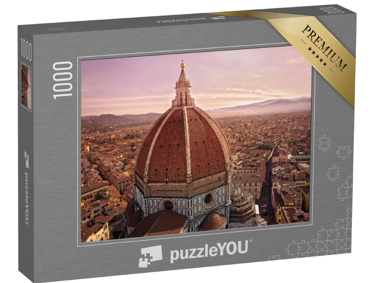 puzzle 1000 dílků „Kopule florentské katedrály, Itálie“