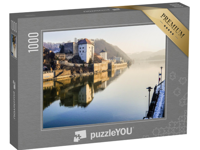 puzzle 1000 dílků „Staré město Pasov v Dolním Bavorsku“