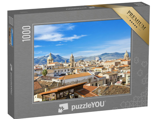 puzzle 1000 dílků „Nad střechami Palerma“