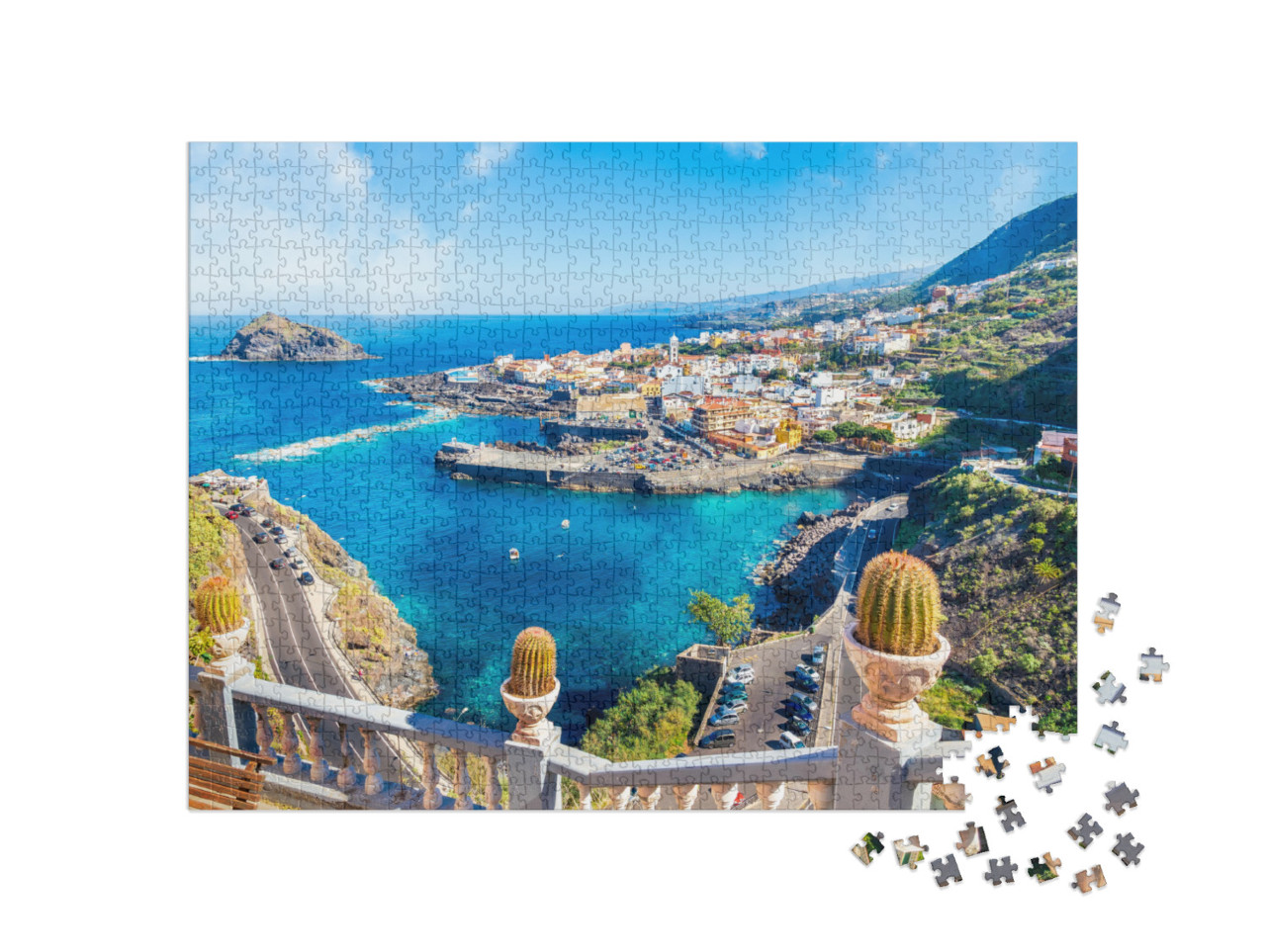 puzzle 1000 dílků „Město Tenerife, Kanárské ostrovy, Španělsko“