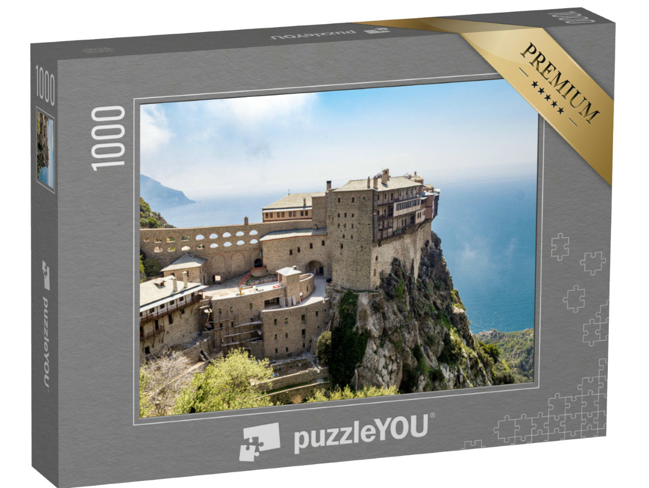 puzzle 1000 dílků „Klášter Simonopetra na hoře Athos“