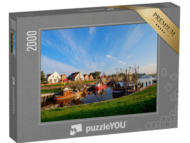 puzzle 2000 dílků „Rybářský přístav Greetsiel, Německo“