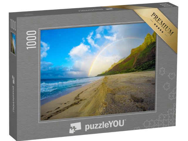 puzzle 1000 dílků „Duha nad Na Pali, Kauai Hawaii“