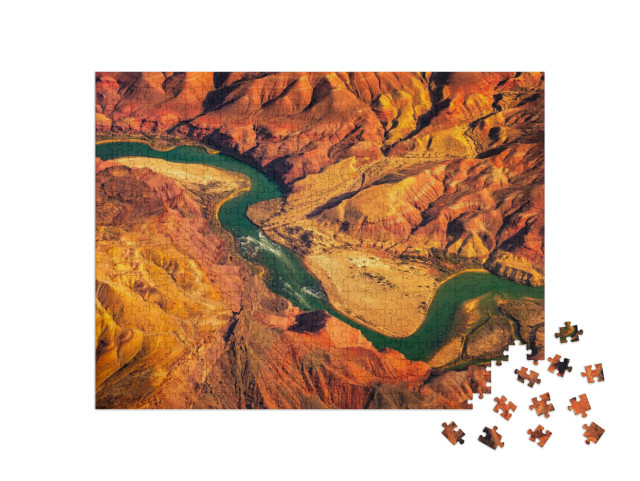 puzzle 500 dílků „Řeka Colorado v Grand Canyonu, Arizona, USA“