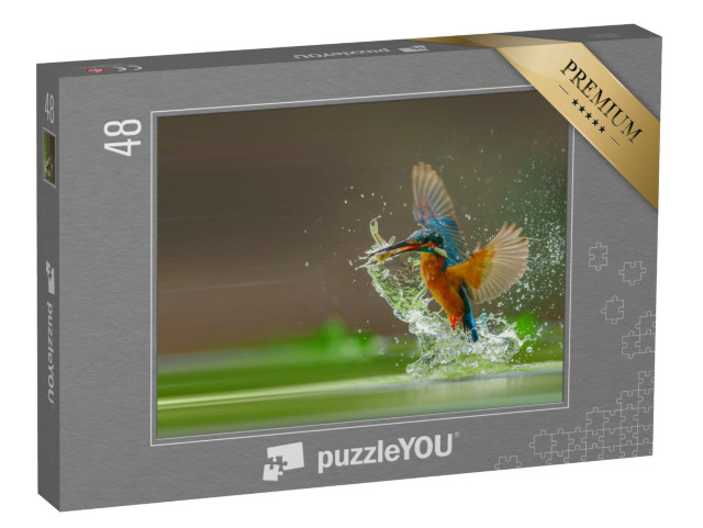 puzzle 48 dílků „Rybáři loví ryby z vody“