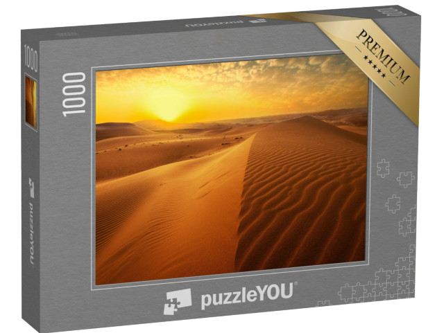 puzzle 1000 dílků „Červený pouštní písek v Saúdské Arábii“