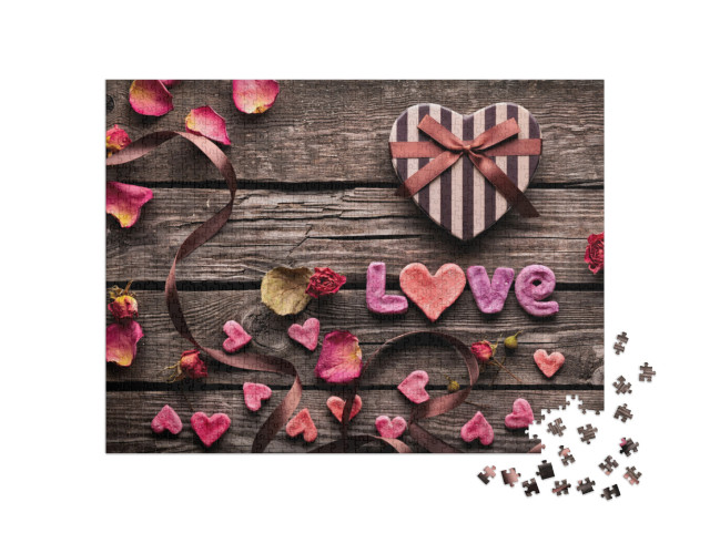 puzzle 1000 dílků „Láska na Valentýna“