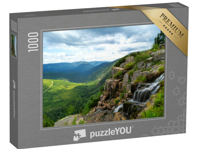 puzzle 1000 dílků „Pančavský vodopád, Krkonoše, Česká republika“