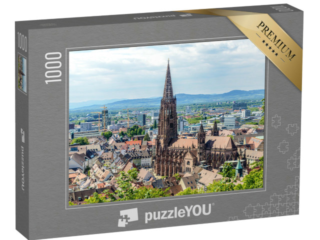 puzzle 1000 dílků „Freiburg im Breisgau s freiburským Minsterem“