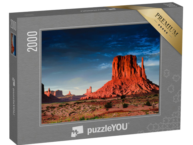 puzzle 2000 dílků „Monument Valley při západu slunce, Utah, USA“
