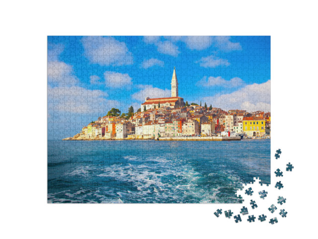 puzzle 1000 dílků „Staré istrijské město, Poreč, Chorvatsko“