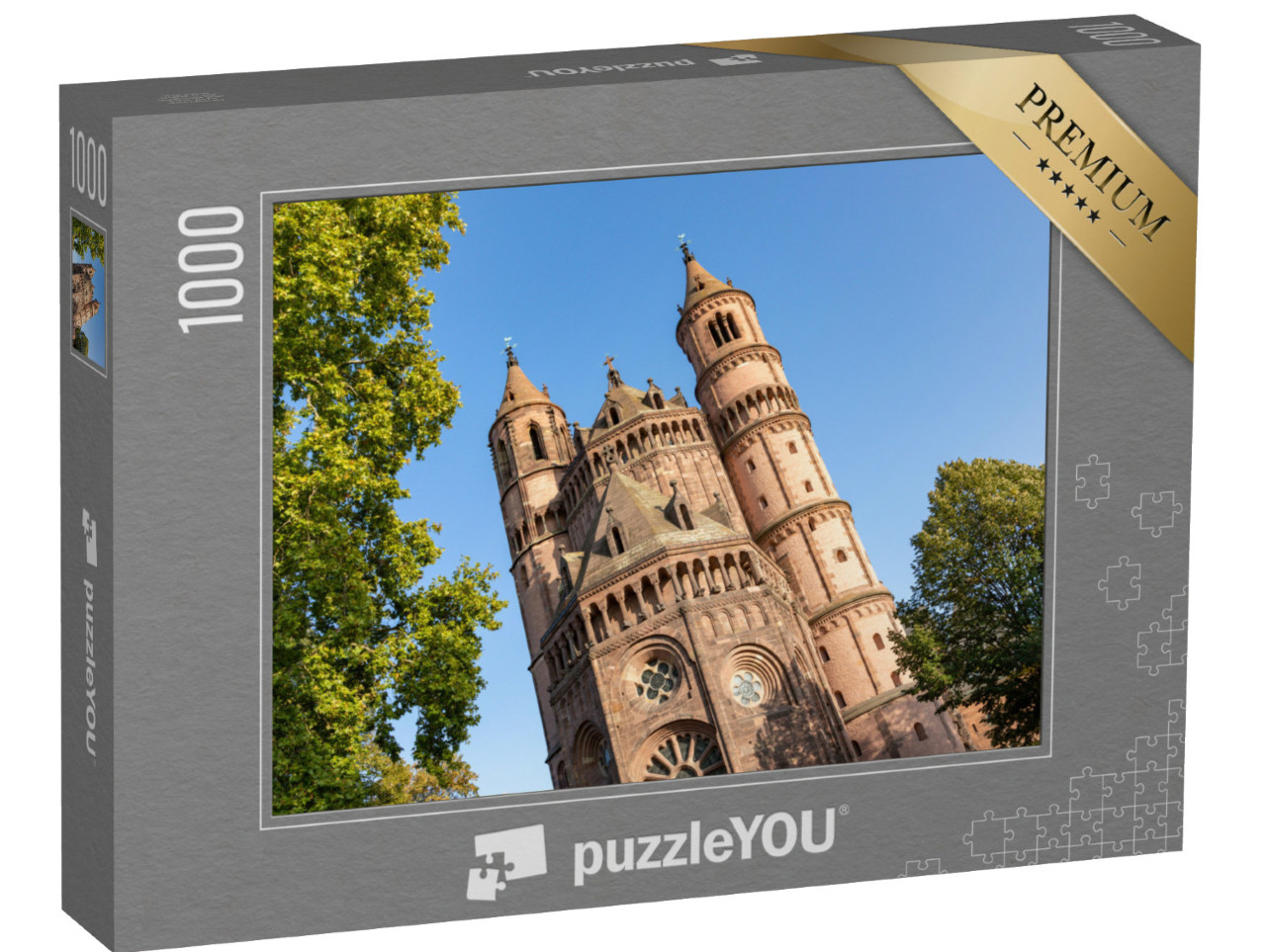 puzzle 1000 dílků „Katedrála ve Wormsu, Německo“