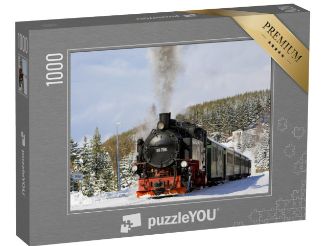 puzzle 1000 dílků „Idylická alpská krajina“