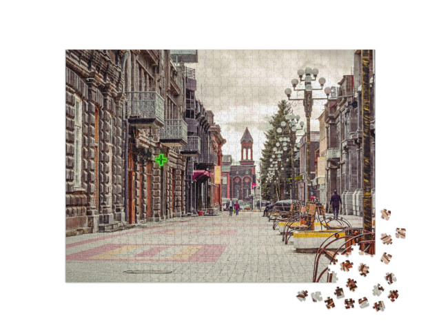 puzzle 1000 dílků „Historické město Gjumri v Arménii“
