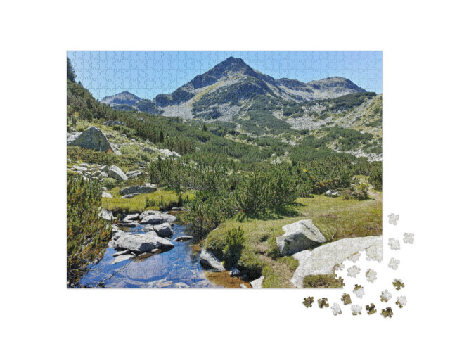 puzzle 1000 dílků „Úžasná krajina s Malyovitsa a Valyavishki Chukar, Bulharsko“