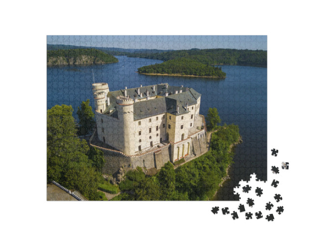 puzzle 1000 dílků „Zámek Orlík, Česká republika“