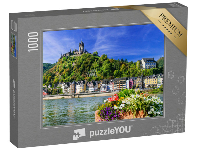 puzzle 1000 dílků „Cochem, středověké město na řece, Německo“