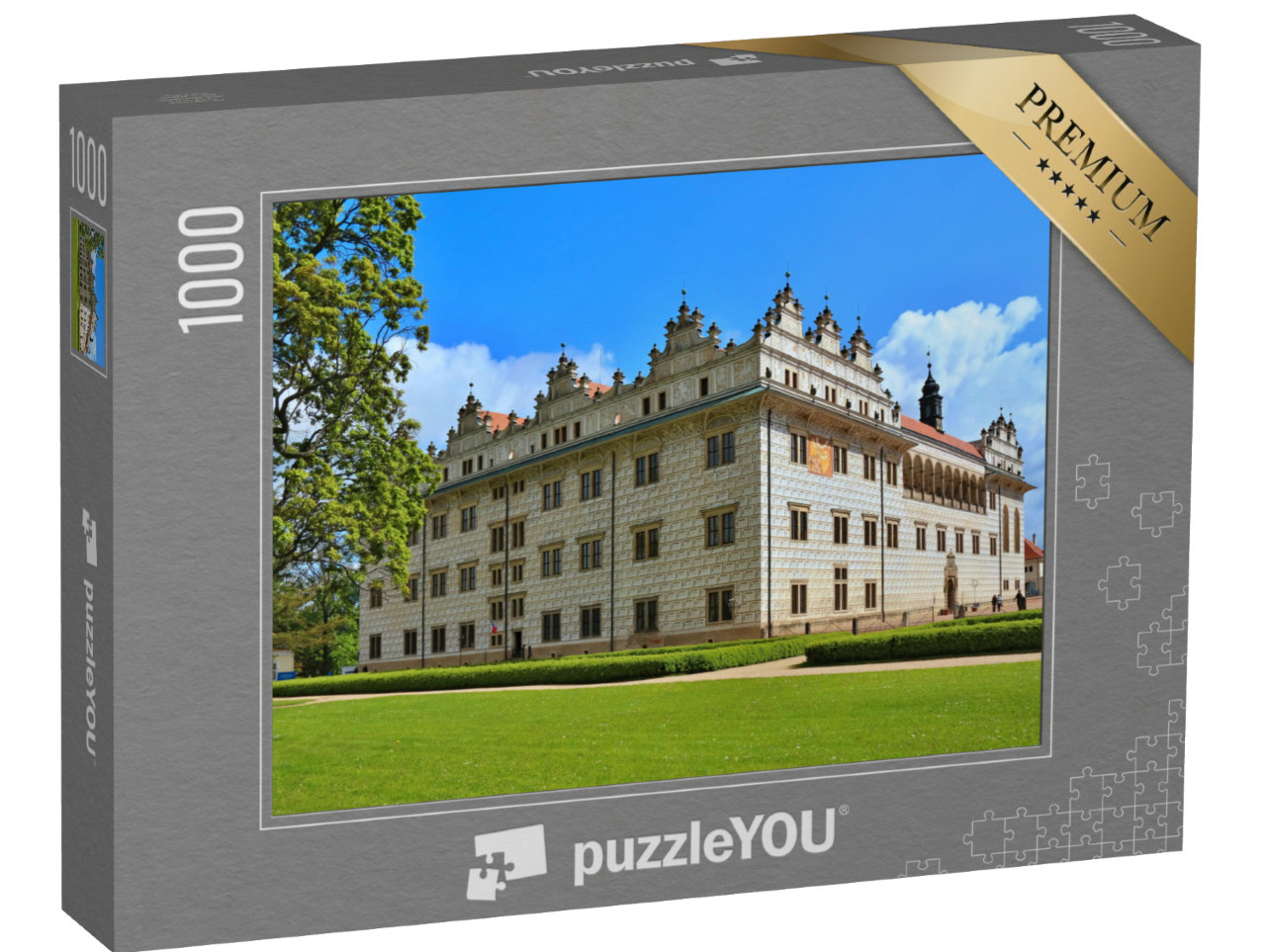 puzzle 1000 dílků „Zámek Litomyšl, památka UNESCO, Česká republika“