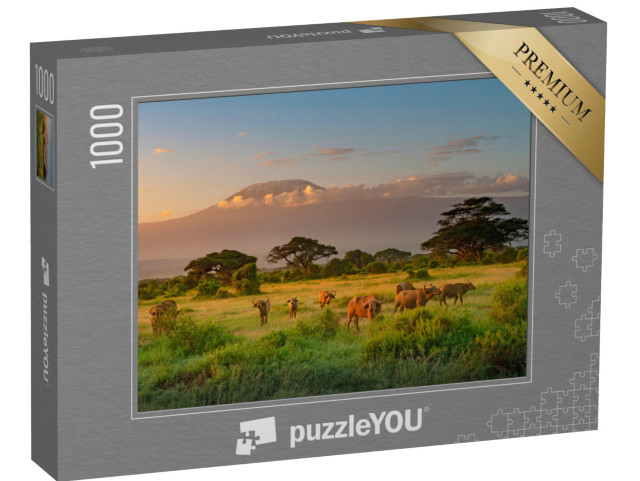 puzzle 1000 dílků „Ranní atmosféra na Kilimandžáru“