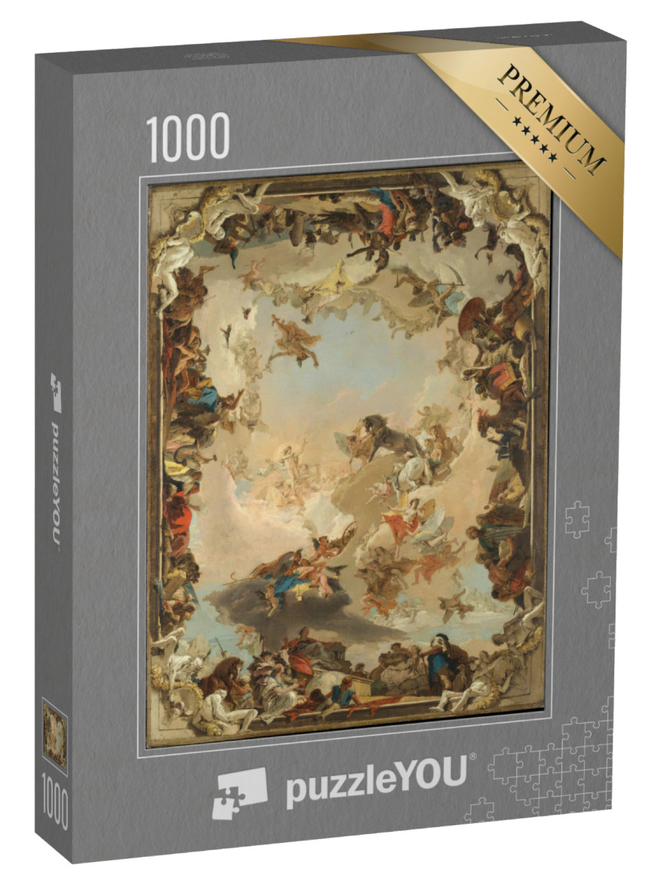 puzzle 1000 dílků „Giovanni Battista Tiepolo - Alegorie planet a kontinentů“