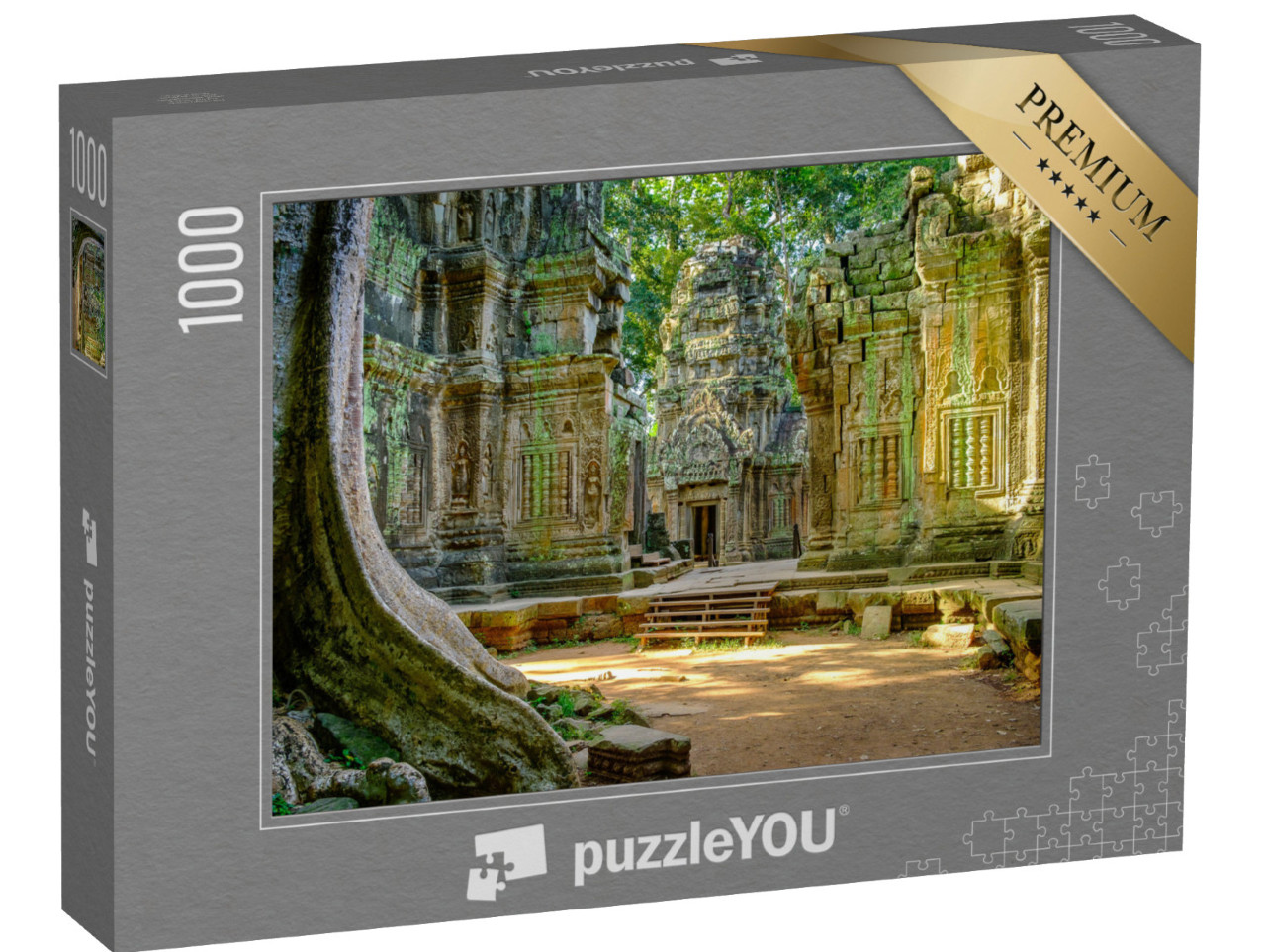 puzzle 1000 dílků „Chrám Ta Prohm, součást Angkor Watu, Kambodža“