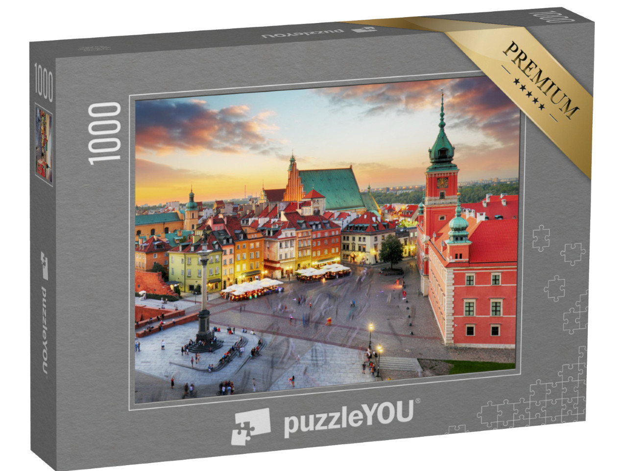 puzzle 1000 dílků „Staré město Varšavy, Polsko“