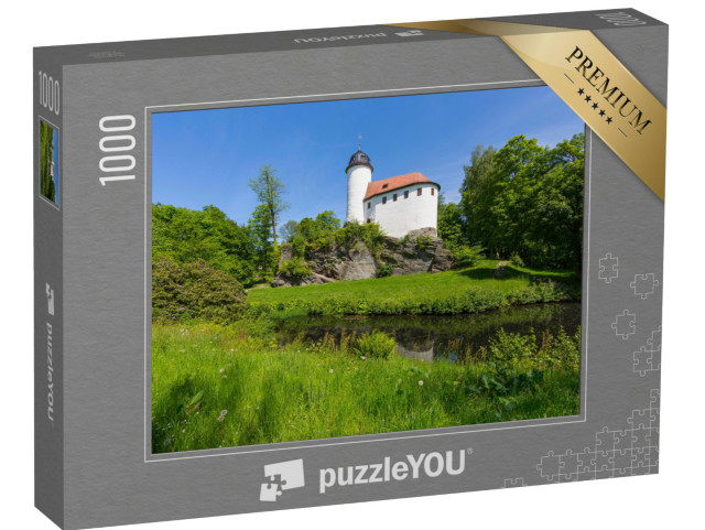 puzzle 1000 dílků „Malebný hrad Rabenstein, Chemnitz, Německo“