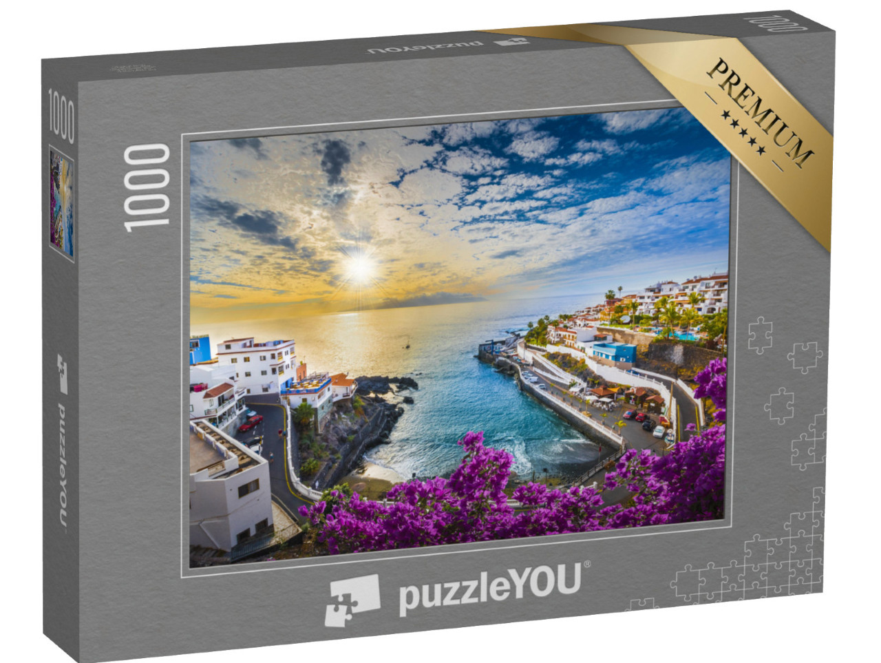 puzzle 1000 dílků „Východ slunce nad Kanárskými ostrovy, Tenerife, Španělsko“