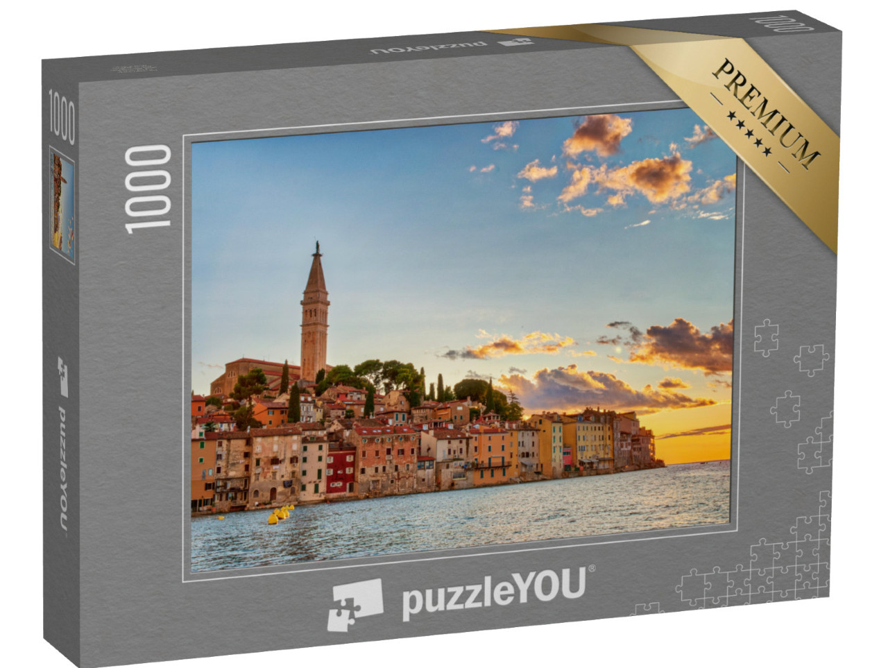 puzzle 1000 dílků „Staré centrum města Rovinj, Chorvatsko“