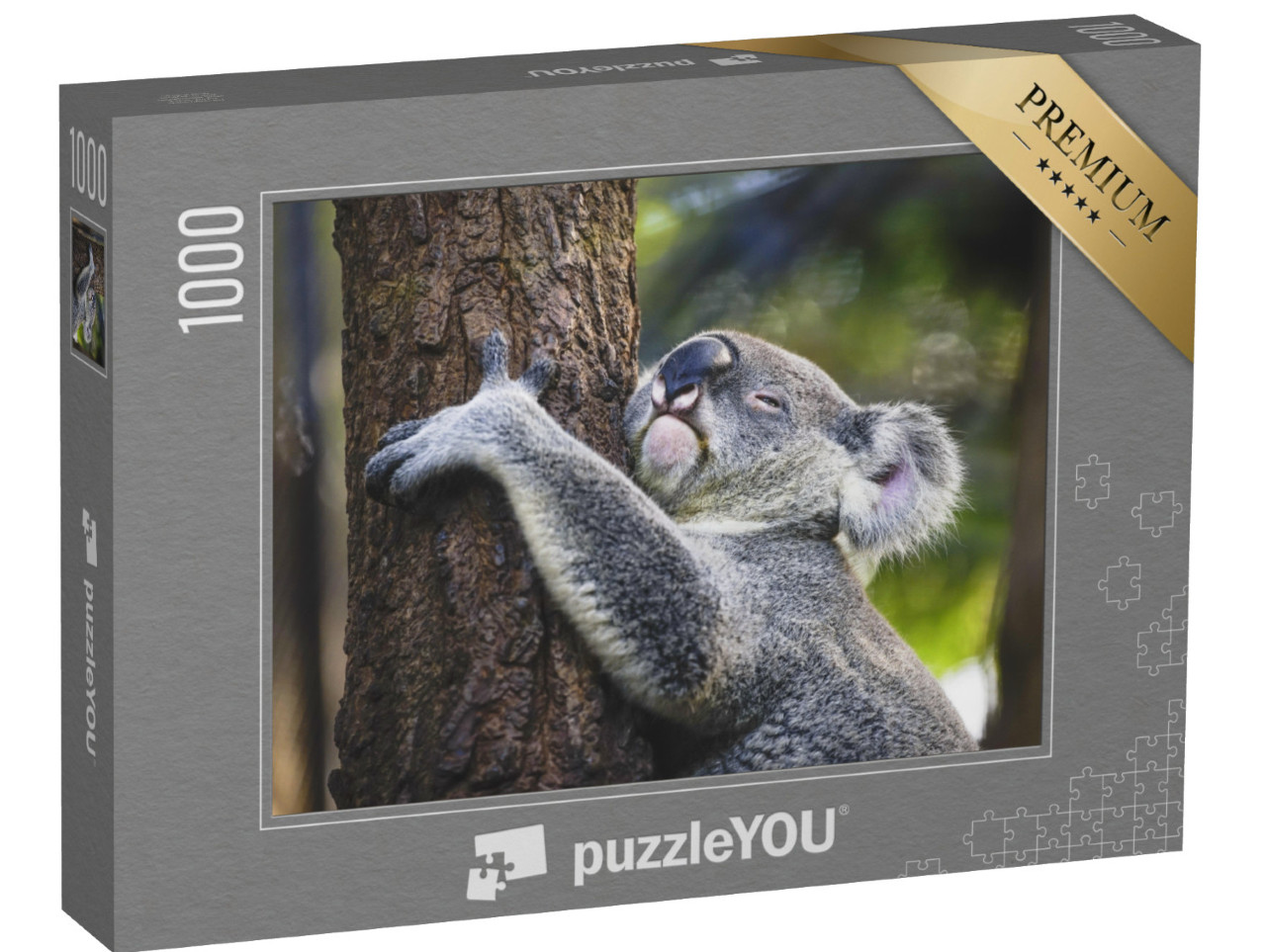 puzzle 1000 dílků „Unavená koala na stromě“