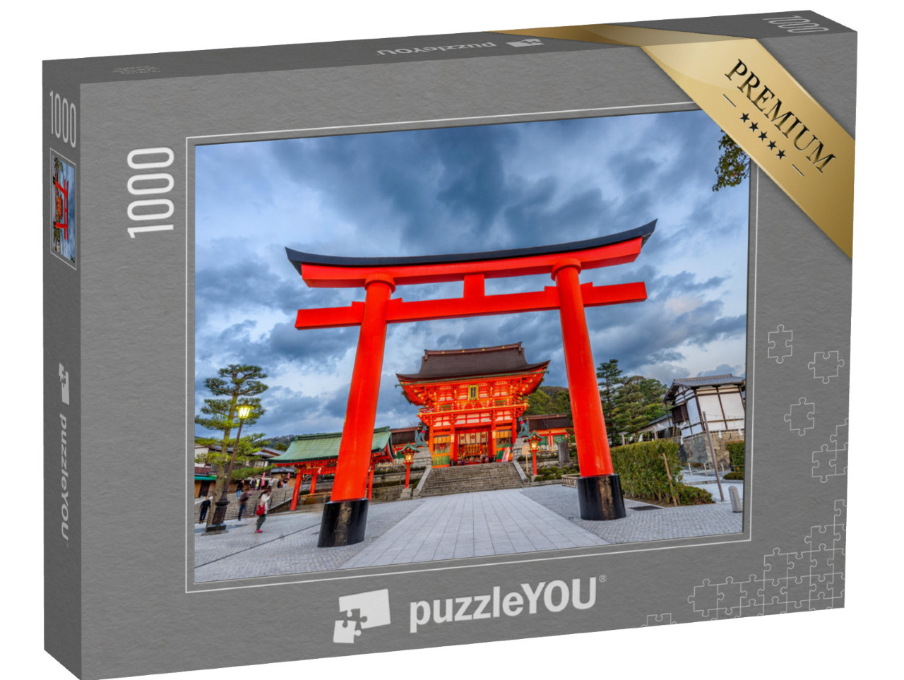 puzzle 1000 dílků „Svatyně Fušimi Inari v Kjótu, Japonsko“